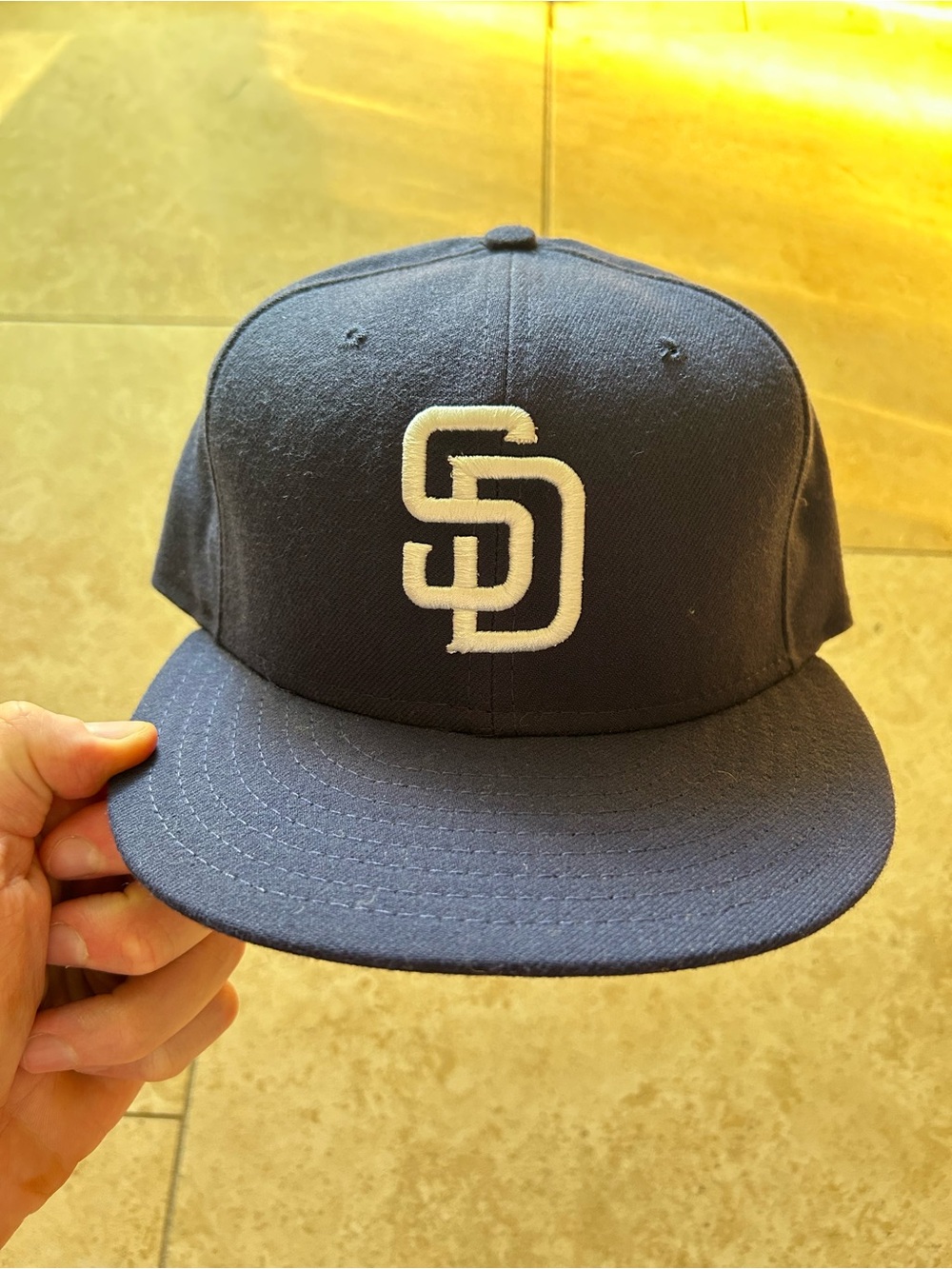 Men’s San Diego Padres New Era 59FIFTY Authentic Collection hat size 7 1/2.